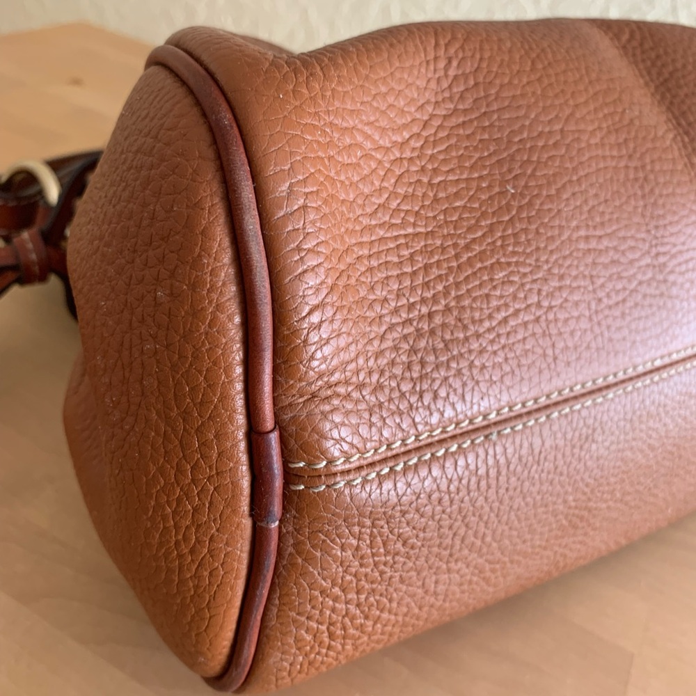 Dooney & Bourke Brown Leather Handbag - Picture 6 of 10